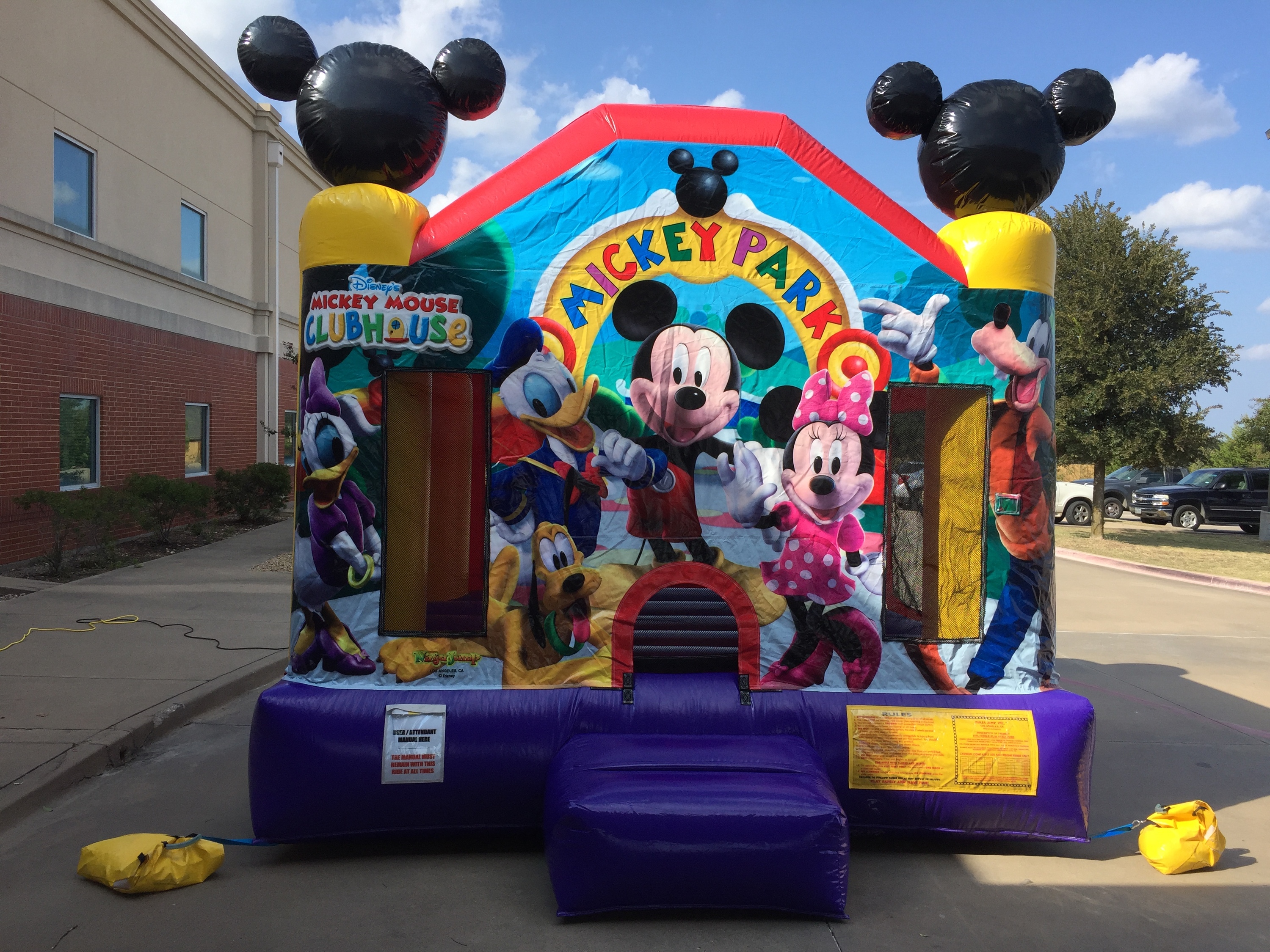 mickey mouse bounce house