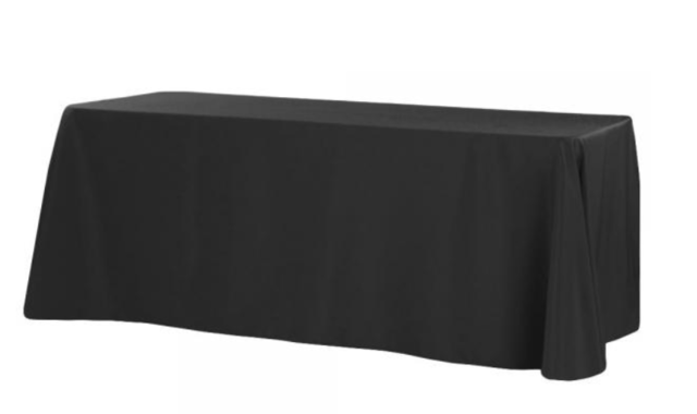 Black 90x132 Tablecloth